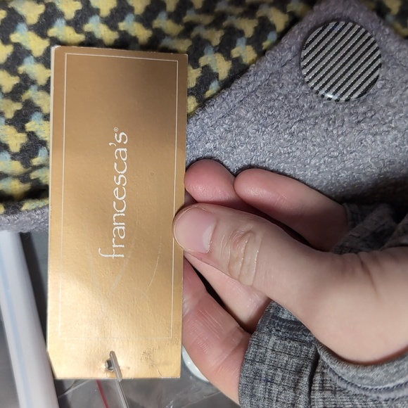 Francesca's | Wool Polyester Houndstooth Blazer - Picture 7 of 8